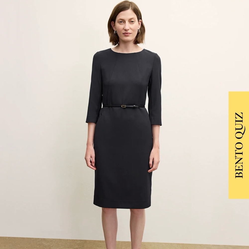 MM LAFLEUR Black Etsuko Professional Dress, Size OP